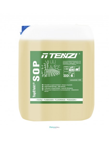 TENZI TOPEFEKT SOP Bieżące zmywanie posadzek w supermarketach. TENZI TOPEFEKT SOP Bieżące zmywanie posadzek w supermarketach.