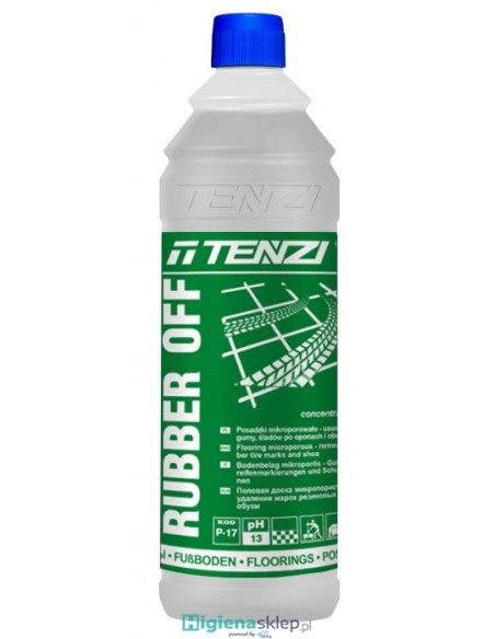 TENZI Ruber Off Usuwanie zabrudzeń z wulkanizowanej gumy na posadzkach TENZI Ruber Off Usuwanie zabrudzeń z wulkanizowanej gumy na posadzkach