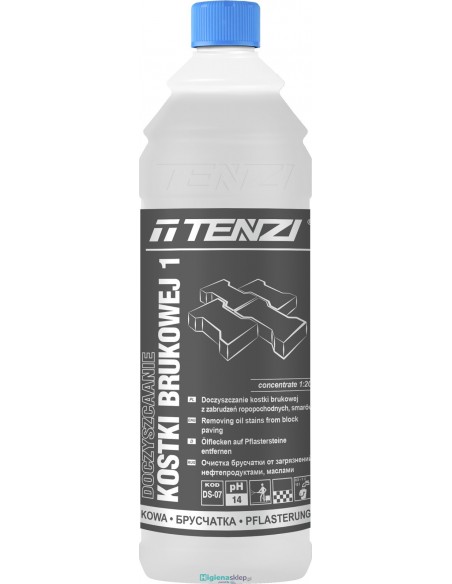 TENZI DOCZYSZCZANIE KOSTKI BRUKOWEJ 1 1L Koncentrat. Gruntowne usuwanie zabrudzeń ropopochodnych. TENZI DOCZYSZCZANIE KOSTKI BRUKOWEJ 1 1L Koncentrat. Gruntowne usuwanie zabrudzeń ropopochodnych.