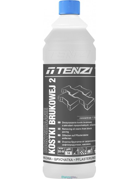 TENZI DOCZYSZCZANIE KOSTKI BRUKOWEJ 2 1LKoncentrat. Powierzchniowe usuwanie zabrudzeń. TENZI DOCZYSZCZANIE KOSTKI BRUKOWEJ 2 1LKoncentrat. Powierzchniowe usuwanie zabrudzeń.